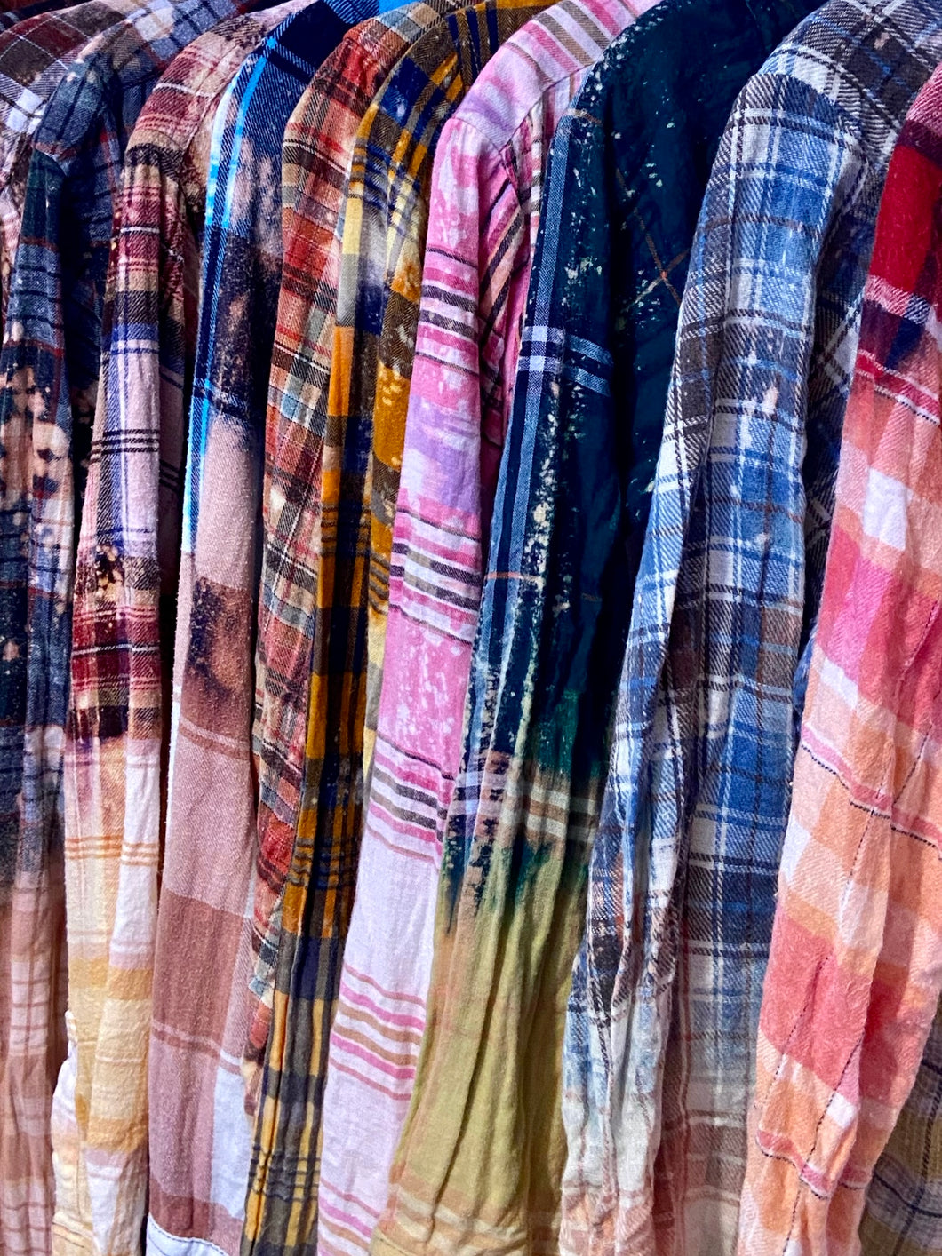 Upcycled Bleached Flannels