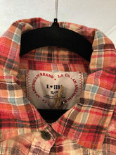 Load image into Gallery viewer, I ❤️ H8 Up Cycled Bleached Flannel
