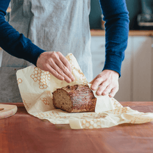 Load image into Gallery viewer, Beeswax Bread Wrap
