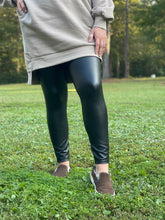 Load image into Gallery viewer, Rockin&#39; Roll Faux Leather Leggings
