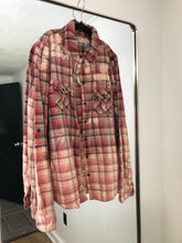 Load image into Gallery viewer, I ❤️ H8 Up Cycled Bleached Flannel
