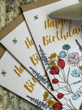 Load image into Gallery viewer, Bee Birthday Card
