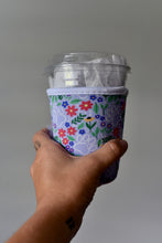 Load image into Gallery viewer, Floral Paw Reusable Coffee Sleeve•Small
