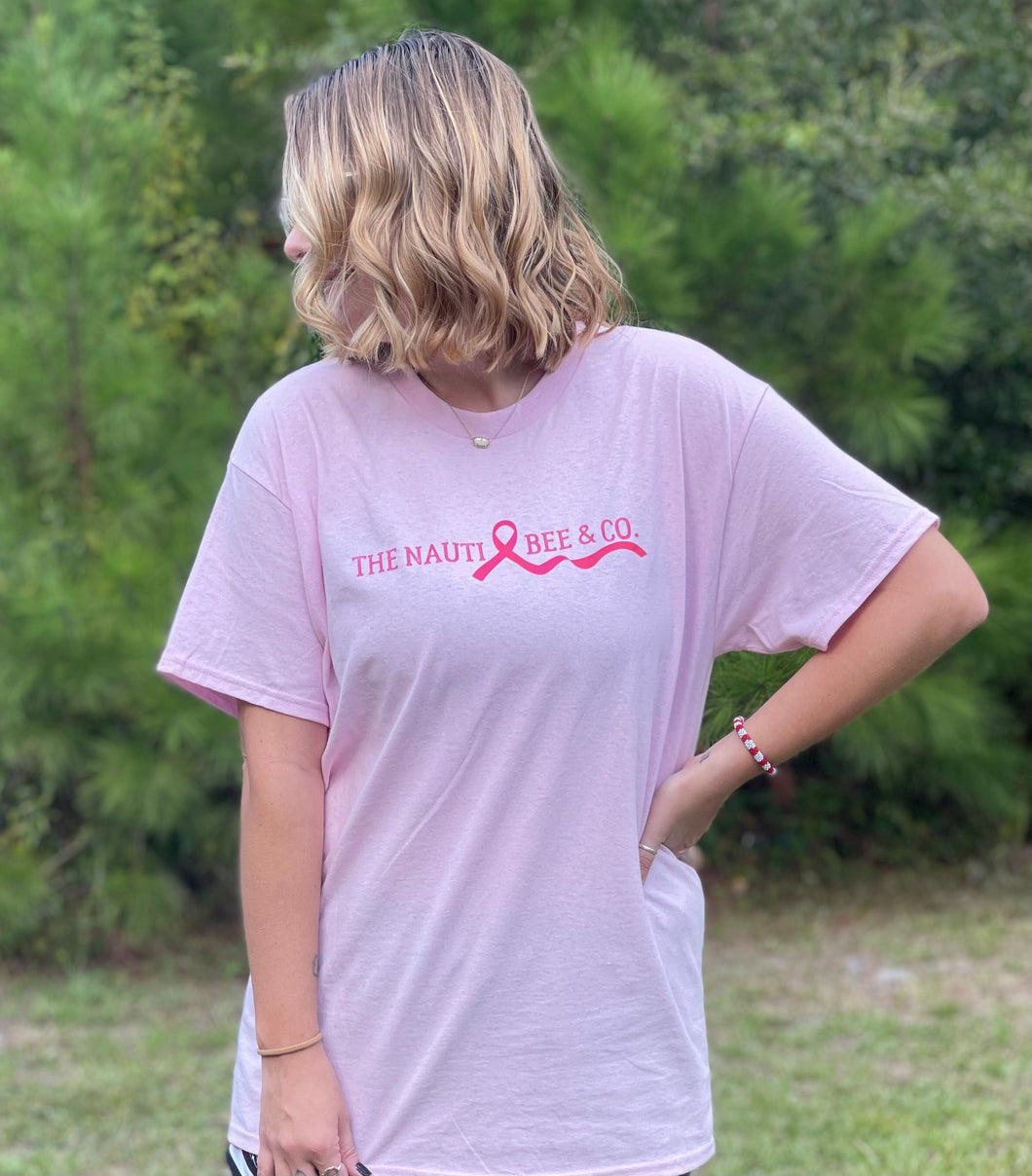 Nauti Bee & Co. Breast Cancer Awareness T-Shirt