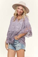 Load image into Gallery viewer, Purple Haze Lace Top
